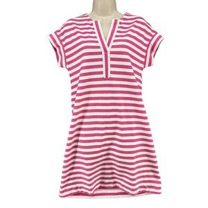 Vineyard Vines Womens Pink And White Tunic Swing Casual Dress Size XS